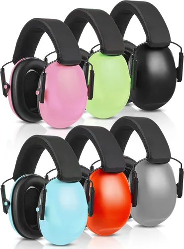 Miniatura 9 de Amylove 6 audífonos con cancelación de ruido para niños y adultos, protección auditiva de 27 dB con reducción de ruido