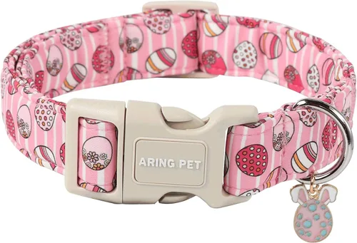 Miniatura 15 de ARING PET Collar de Navidad para perros, lindos collares de mascotas a cuadros rojos y negros con hebilla de liberación rápida para cachorros