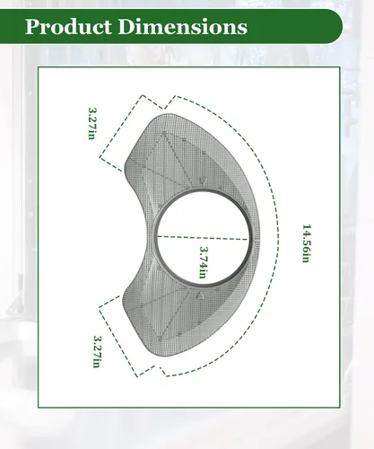 Miniatura 4 de Filtro grueso de plástico de repuesto para lavavajillas #WD22X25465 partes se adapta a lavavajillas GE Hotpoint, reemplaza 4962337, AP6976529