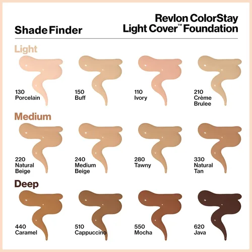 Miniatura 6 de Revlon ColorStay - Base líquida de cobertura ligera, maquillaje hidratante de larga duración sin peso con SPF 35, cobertura ligera y media