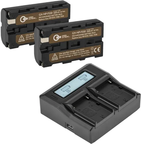 Miniatura 9 de Atomos Ninja Ultra - Grabador de monitor HDR de 5.2 pulgadas, paquete con 2 baterías NP-F550 y kit de placas base de pantalla LCD de cargador