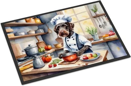 Miniatura 118 de Caroline's Treasures DAC6179MAT Affenpinscher - Tapete para puerta delantera, para interiores y exteriores, para entrada, antideslizante, lavable