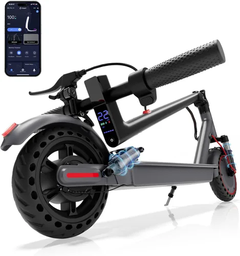 Miniatura 9 de Aovowheel Electric Scooter for Adults, Folding E Scooter with 350W/500W Motor 16/24 Mph Top Speed, Max 19-23 Miles Long Range, 8.5''/10''/14''Tires