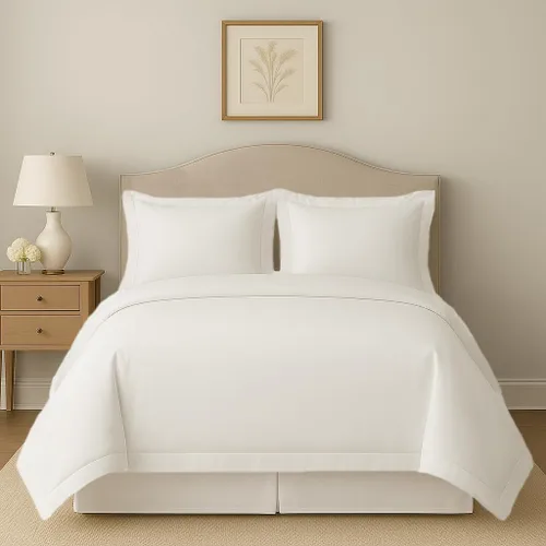 eBeddy Linens - Juego de funda de edredón tamaño individual/individual XL de 68x90 pulgadas, 3 piezas certificadas de algodón egipcio suave y ligero
