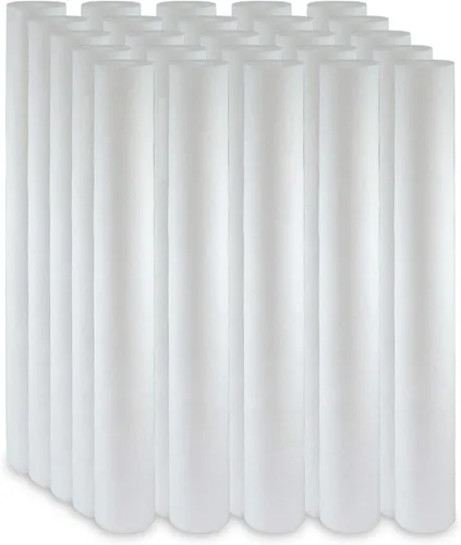 Miniatura 2 de Max Water Slim Blue - Cartucho de repuesto para filtro de agua de sedimentos de polipropileno fundido de 5 micrones, 20 x 2.5 pulgadas, para toda