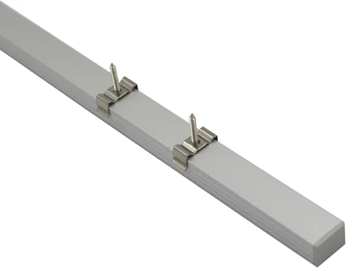 Miniatura 8 de hunhun Paquete de 10 canales de aluminio LED en forma de U de 6.6 pies/6.6 ft con cubierta lechosa, tapas finales y clips de montaje, perfil