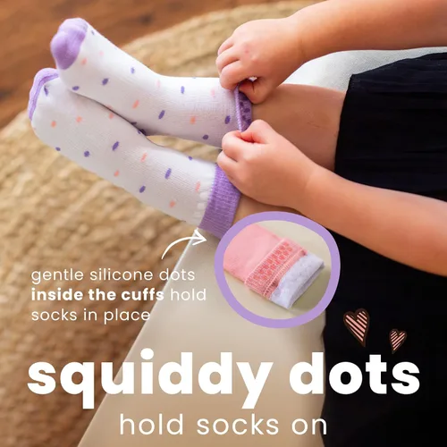 Miniatura 43 de squid socks Calcetines de viscosa de bambú 0-6M, 6-12M, 12-24M y 2T-3T Calcetines que se mantienen puestos