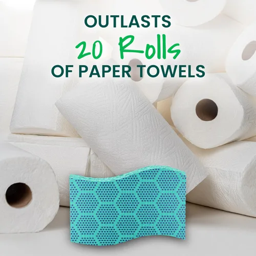 Miniatura 13 de Scotch-Brite - Esponjas resistentes para restregar con resistencia a los olores, aptas para lavavajillas, esponjas de cocina para fregado intenso