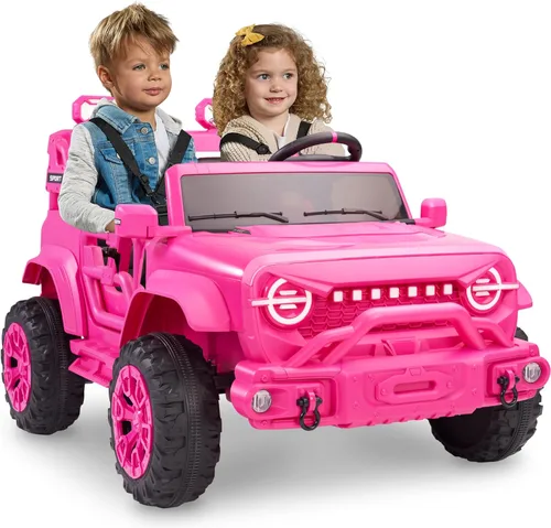 Miniatura 17 de Best Choice Products, Camión Ride On Car con alimentación de 12 V a control remoto, 3 velocidades, Suspensión a espiral, luces de LED, negro