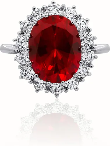 Miniatura 7 de Tienda Collection Platinum-Plated Sterling Silver Celebrity Kate Ring made with Infinite Elements Zirconia Accents