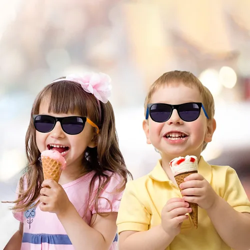 Miniatura 5 de Paquete de 48 lentes de sol de neón de 12 colores con lentes oscuros, estilo de los años 80 para recuerdos de fiesta, fiesta en la piscina a granel