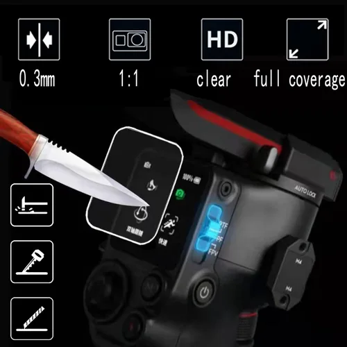 Miniatura 5 de Protector de pantalla para DJI RS 3 Mini RS 4 Mini, vidrio templado antiarañazos Clera Hard Protector Film Shield Cover (3 unidades)