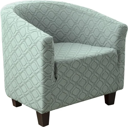 Miniatura 21 de MIFXIN - Funda elástica para silla de bañera de terciopelo de alta elasticidad, cubierta de silla de club, cubierta de sillón de elastano, cubierta