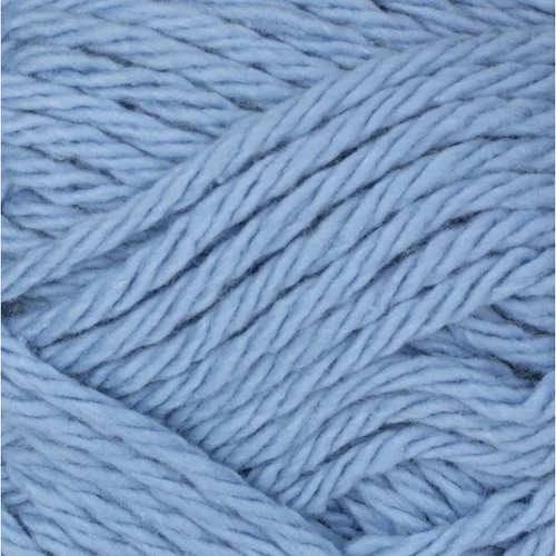 Miniatura 2 de Bernat Handicrafter - Hilo de algodón sólido, 1.75 onzas, calibre 4, mediano, 100% algodón, azul francés