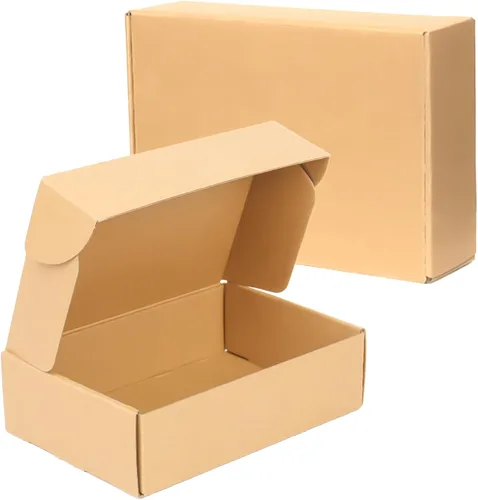 Miniatura 15 de Paquete de 30 cajas de envío pequeñas de 6 x 4 x 1.6 pulgadas, cajas de cartón corrugado rosa para embalaje, envío y correo para pequeñas empresas