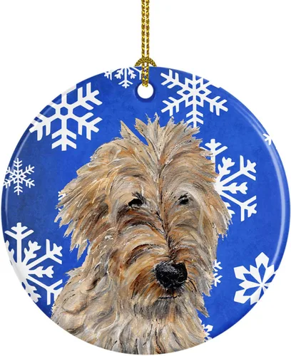 Miniatura 105 de Caroline's Treasures Cavalier Spaniel - Adorno de cerámica para colgar en el árbol de Navidad, para el hogar, Navidad, fiestas, regalo, 3 pulgadas