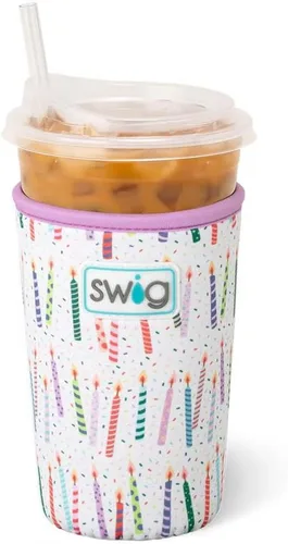 Miniatura 62 de Funda Swig Life para taza de café helado pequeña, funda estándar de 22oz para taza de café helado con asa, funda aislante de neopreno para mantener