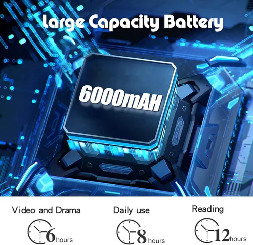 Miniatura 6 de PRITOM Android 13, tablet infantil de 10 pulgadas, control parental, 6000 mAh, procesador de cuatro núcleos, 2 GB de RAM, 64 GB de ROM, pantalla
