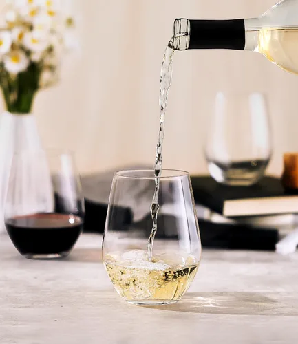 Miniatura 4 de Juego de 6 copas de vino de plástico irrompible sin tallo, vaso de vino de plástico Tritan sin BPA, cristalería reutilizable para uso al aire libre