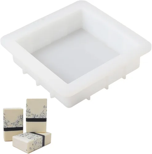Miniatura 8 de Nicole - Molde de silicona para pan de 10 pulgadas, flexible, rectangular, para jabón B0260