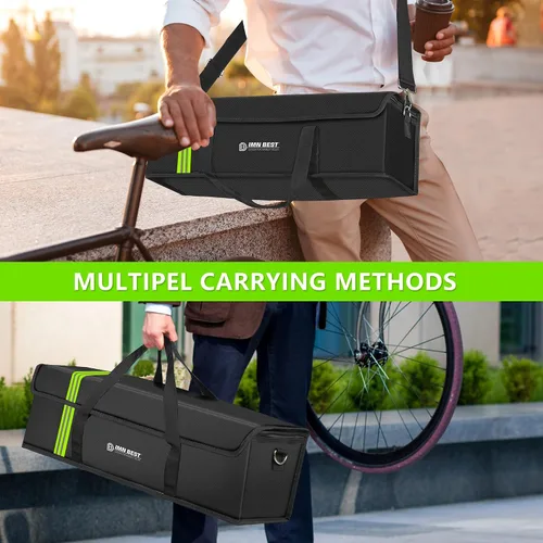 Miniatura 2 de ImnBest Bolsa de batería Ebike, resistente al fuego, impermeable y a prueba de explosiones, bolsa de seguridad Lipo para almacenamiento, transporte