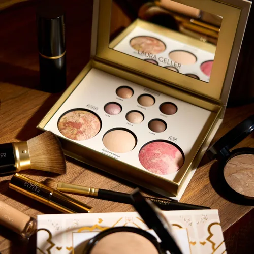 Miniatura 5 de LAURA GELLER NEW YORK Lo mejor de lo mejor paleta horneada - Sueños toscanos - Tamaño completo - Incluye bronceador, rubor, resaltador y 6 sombras