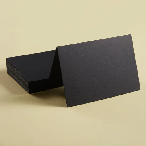 Miniatura 3 de 50 paquetes de tarjetas en blanco Cartulina plegada Tarjetas de agradecimiento en blanco para invitaciones, boda, tarjetas de felicitación, todas