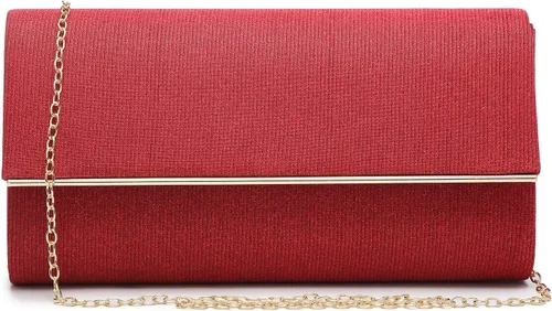 Miniatura 9 de Dasein Bolso de noche para mujer, bolso de mano con purpurina para boda, bolso de novia brillante para cóctel, fiesta, baile de graduación