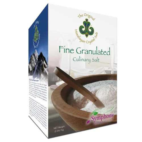 Miniatura 7 de Cristal de sal original del Himalaya, sal culinaria granulada fina para cocinar, preparar alimentos y salud con 84 minerales traza (1 paquete)