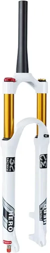 Miniatura 9 de 26/27.5/29 Inch MTB Air Suspension Forks Travel 140mm, Rebound Adjust 1-1/8" Straight/Tapered Tube QR 9mm Magnesium Alloy Manual/Remote Lockout