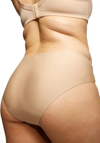 Miniatura 9 de Ropa Interior Bikini Sin Costuras LEAKPROOF2.0 para Mujeres Bragas de Período que Sostienen 6 Tampones Ropa Interior a Prueba de Fugas, beige