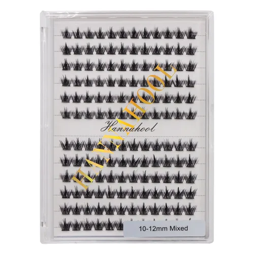 Miniatura 21 de 12 filas - Bandeja grande con pestañas postizas mixtas de 8, 10, 12, 14, 16 mm / mixtas de 14, 15, 16 mm / mixtas de 14 mm - 16 mm / mixtas de 18-20
