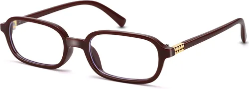 Miniatura 10 de NULOOQ Lentes retro rectangulares con luz azul para mujeres y hombres, pequeños anteojos cuadrados con marco vintage
