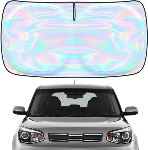 Miniatura 59 de Parasol para parabrisas Rivian R1S R1T 2022-2026 – Parasol compatible con Rivian R1S R1T plegable para ventana delantera, protector de visera solar