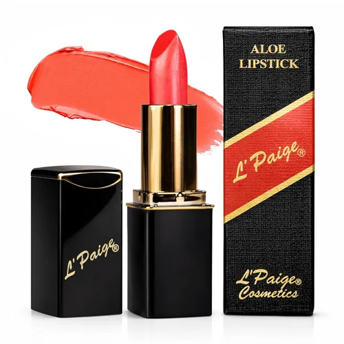 Miniatura 25 de L'Paige Lápiz labial y mancha de labios que cambian de color de pH - Transformación de marrón a rojo frambuesa, infusión de aloe vera, acabado LBR