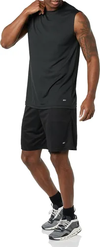 Miniatura 4 de Tienda Essentials Men's Active Performance Tech Muscle Sleeveless Tank Top Workout Shirt, Pack of 2