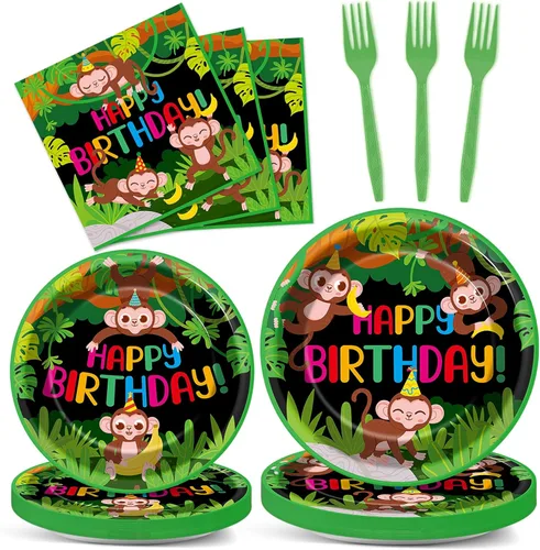 Miniatura 45 de 96 piezas de decoraciones de vaquera, suministros de fiesta, platos de papel con estampado de vaca, platos y servilletas desechables occidentales