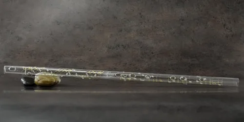 Miniatura 3 de Hall Crystal Flute 12202 - Flauta de cristal en línea en D - Carolina