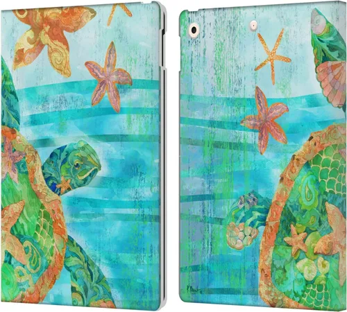 Miniatura 17 de Head Case Designs Funda de piel con licencia oficial de Paul Brent Agate Mermaid Coastal Book Wallet compatible con Apple iPad 10.2 2019/2020/2021