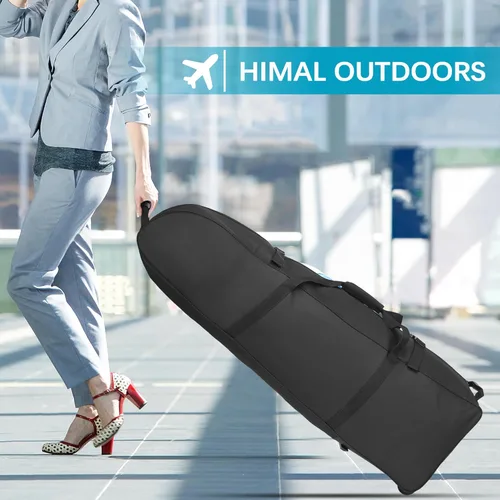 Miniatura 7 de Himal Outdoors Soft-Sided Golf Travel Bag with Wheels - Heavy Duty 600D Polyester Oxford Wear-Resistant, Excellent Zipper Universal