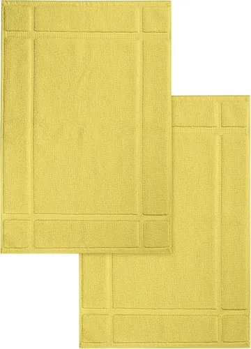 Miniatura 11 de Ample Decor Alfombra de baño 100% algodón de 34 x 20 pulgadas, felpa gruesa de 1350 GSM, suave absorbente, certificado Oeko-Tex, construcción Beige
