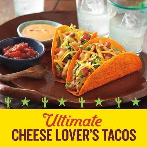 Miniatura 4 de Old El Paso Stand 'N Stuff Bold Nacho Cheese - Conchas de taco con sabor a queso de nacho, 10 unidades (paquete de 6)