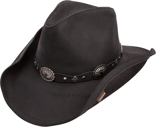 Stetson Roxbury - Sombrero de vaquero de cuero moldeable