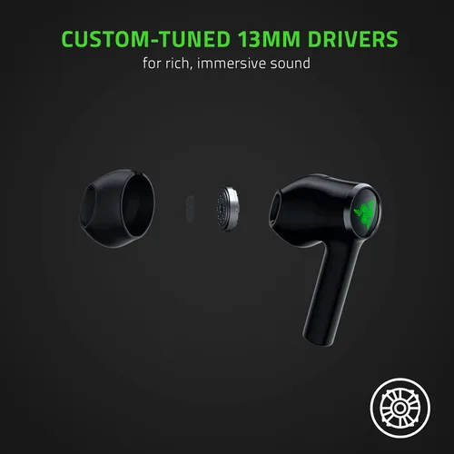 Miniatura 5 de Razer Hammerhead True Wireless X Earbuds: controladores personalizados de 0.512 in - Bluetooth 5.2 con emparejamiento automático - Modo de juego