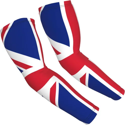 Miniatura 3 de Unisex Lightweight Cooling Arm Sleeves United Kingdom Uk Flag Compression Warmer Cover For Outdoor Activity
