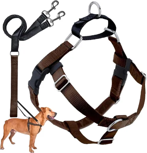 Miniatura 37 de 2 Hounds Design - Arnés para perro (libertad sin tirar), control ajustable, suave y cómodo para pasear perros fácilmente, para perros pequeños, Azul