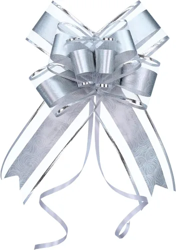 Miniatura 19 de Lazos para envolver regalos, 15 lazos de regalo grandes a granel para paquetes de regalos, cestas de regalo, Navidad, boda y decoración de fiestas