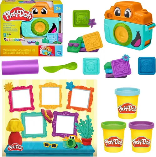 Miniatura 14 de Play-Doh Photo Fun Starter Set, Juguete de Cámara para Niños para Juego de Simulación, Artes y Manualidades para Niñas y Niños de 2+ con 7