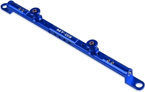 Miniatura 14 de Manillar de motocicleta Palanca de equilibrio Barra transversal GPS Soporte de teléfono para Yamaha MT03 MT-03 (color negro, tamaño: 1)