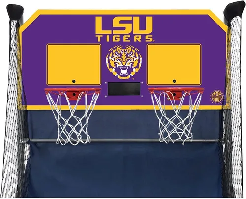 Miniatura 2 de Pop-A-Shot - Home Dual Shot with NCAA Graphics l Sensor Scoring l 16 Game Modes l 7 Balls l Foldable Storage l for All NCAA Fans